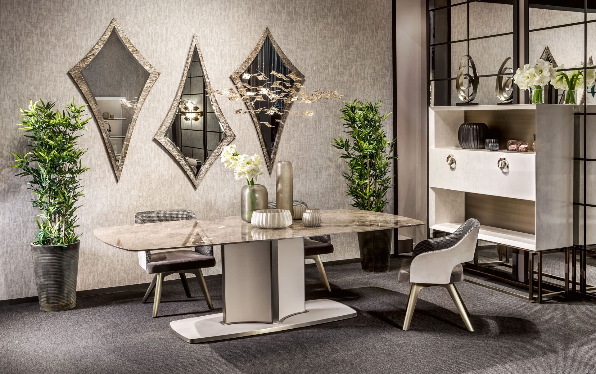 Прямоугольный мраморный стол Cantori Voyage ARCH-00041800 - Вид №2