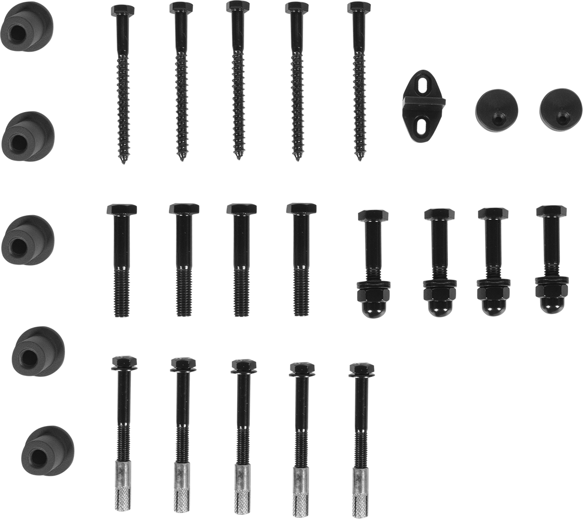 82009407 Система для раздвижных дверей «Лофт», 2000 мм, сталь, цвет чёрный STLM-0017183 VALCOMP  - Вид №5