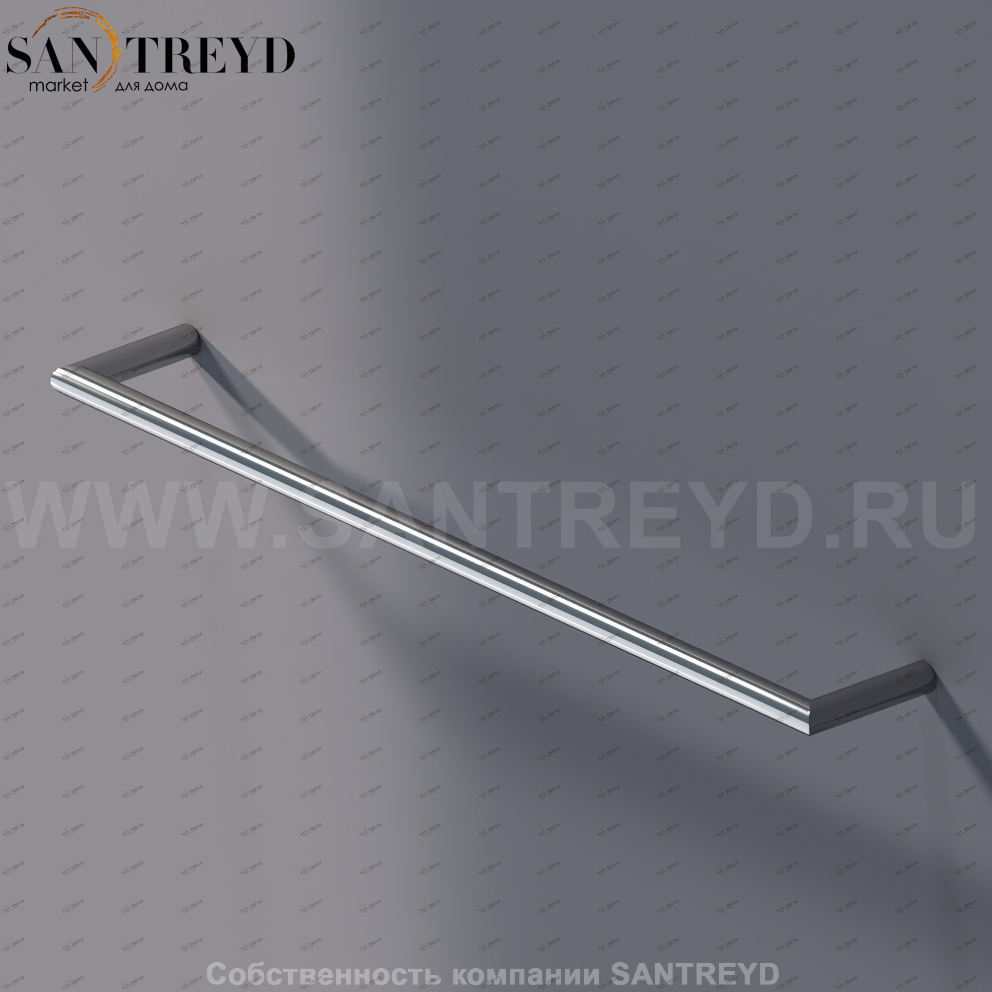 Agape O.L.C. Полотенцедержатель 60 см хромированный AOLC0816S Аксессуары OLC