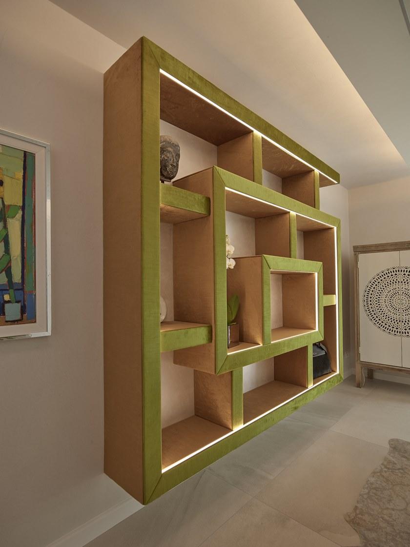 IndakoLab Подвесной книжный шкаф с подсветкой Theatre sun-id-1411179 - Вид №1