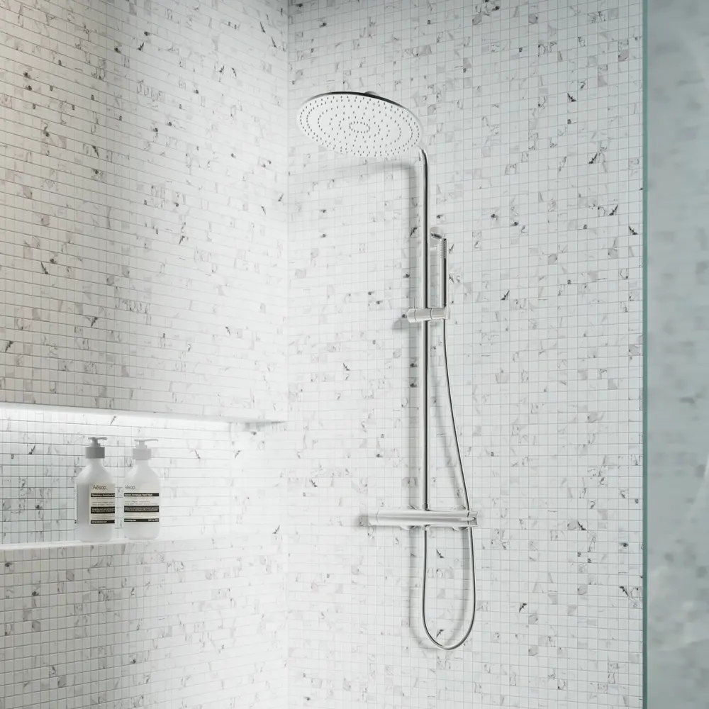 Мозаика Casia Antislip стекломасса 31.1x4.9 см цвет белый Santreyd Мозаика Onix STLM-2161448 - Вид №5