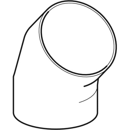 371.055.16.1 Отвод сегментный Geberit PE Geberit  - Вид №1