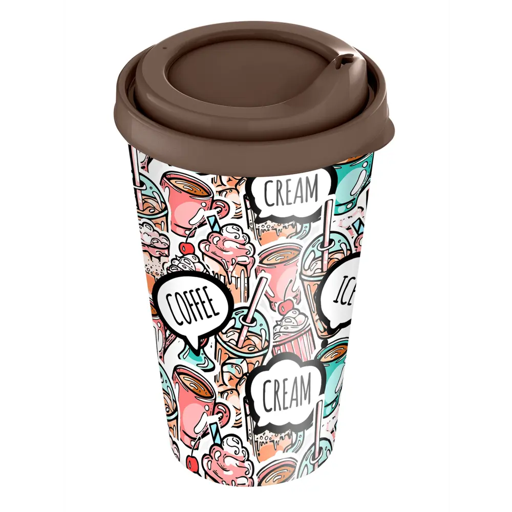 Стакан с крышкой Idiland 550 мл пластик Santreyd STLM-2200105 - Вид №5