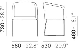 Pedrali Кресло из дерева Allure sun-id-1380489 - Вид №7