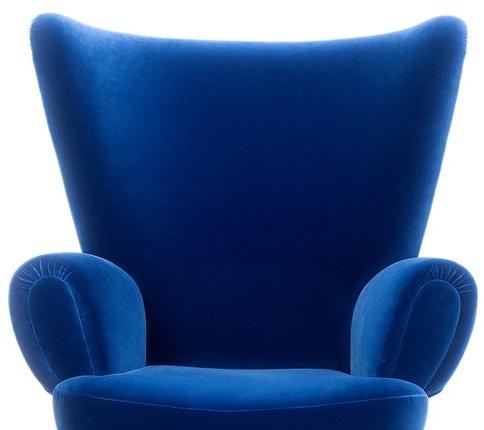 Mytto Мягкое бархатное кресло с подлокотниками Larforma sun-id-1451577 - Вид №5