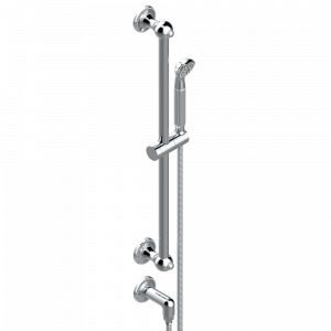 G24-58 Душ ручной стильный встраиваемый в стену, 60 cм штанга, шланг, крючок и патрубок для душа Thg-paris Amour de Trianon Хром