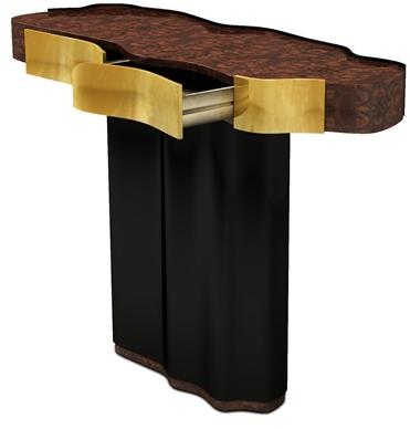 Malabar Консоль из лакированной древесины с ящиками Horizon sun-id-1446817 - Вид №3