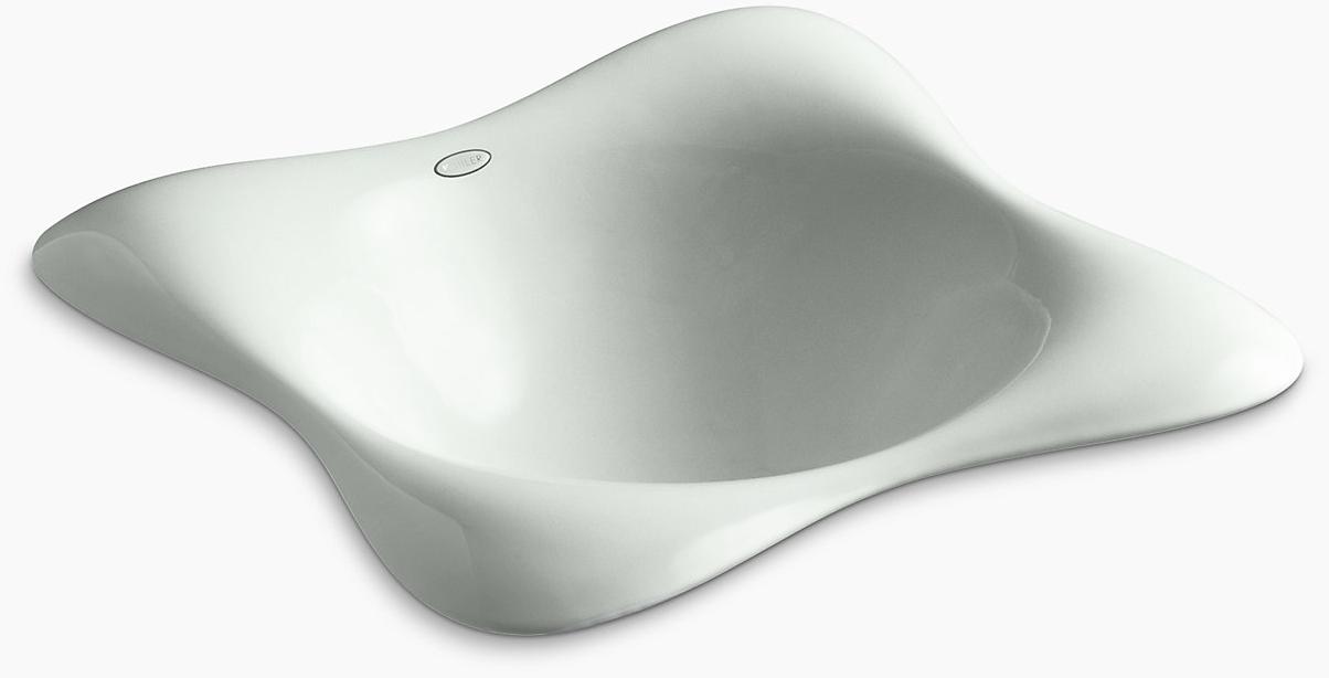 KOHLER Емкость для Dolce Vita, встраиваемая или настенная раковина для ванной комнаты с нижней стороной Iron Black K-2815-P5-FF 