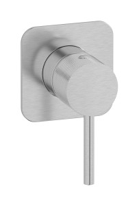 Внешние части встроенного смесителя на 1 потребителя. WE ARE IB id300ss Brushed Nickel Industria