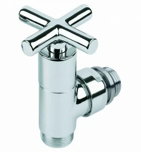 Carlo Poletti V43110H Клапан термостатический, одно/двухтрубный с by-pass и держателем, центральное подсоединение. Версия прямая с подключением медной или пластиковой трубы. Межосевое расстояние 50 мм.