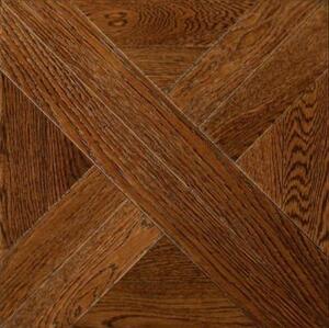 Модульный паркет Marco Ferutti Linea Linea Кэмбридж Дуб с брашью (Текстурированная) 405х405 мм.