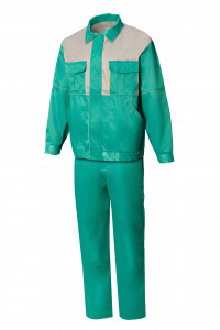 65129 Костюм "Марс" зелено-серый  Летняя спецодежда  размер 52-54/170-176