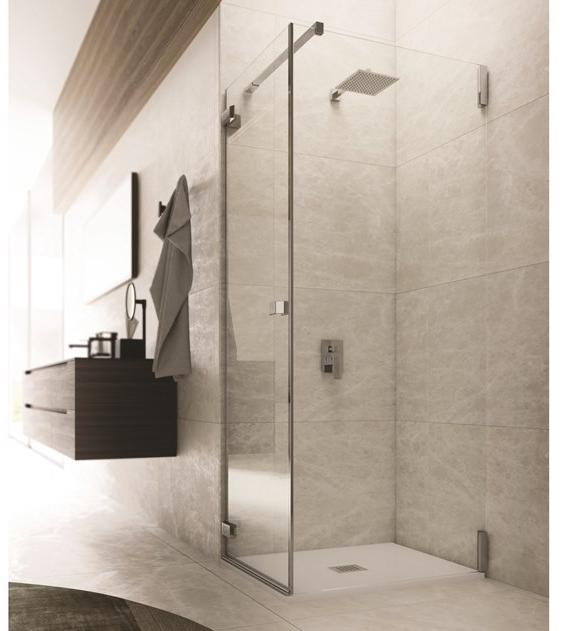 INDA® Душевой уголок угловой с распашной дверцей Azure B901/b902/b925/b975 - Вид №1