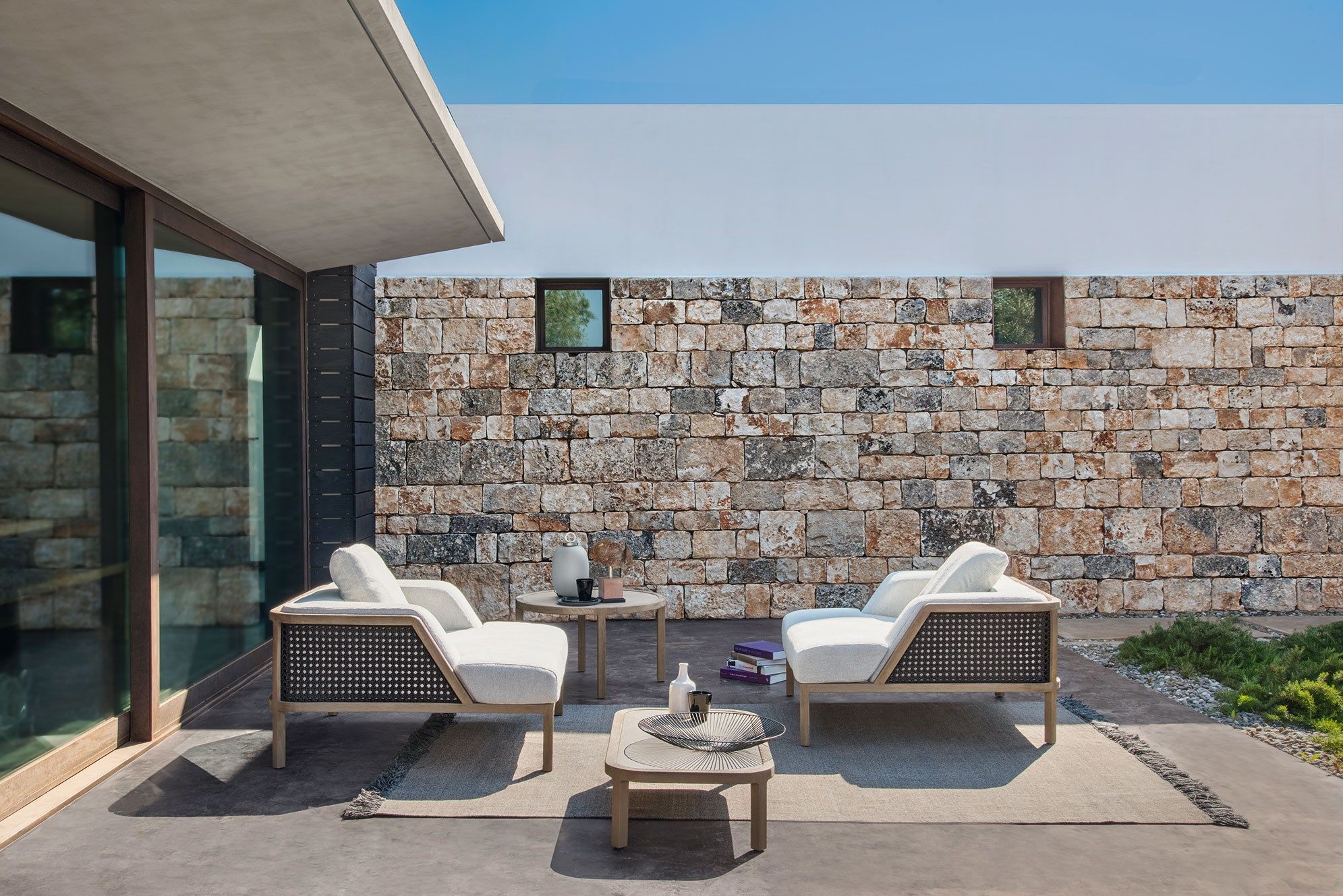 Круглый керамический журнальный столик Ethimo Grand Life ARCH-00127063 - Вид №4