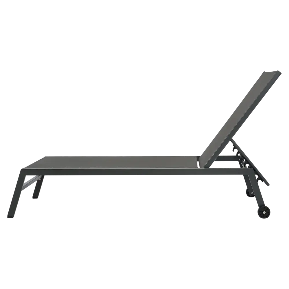 Шезлонг BEGINIA Lyra 200x68x31 см алюминий серый STLM-2119805 - Вид №14
