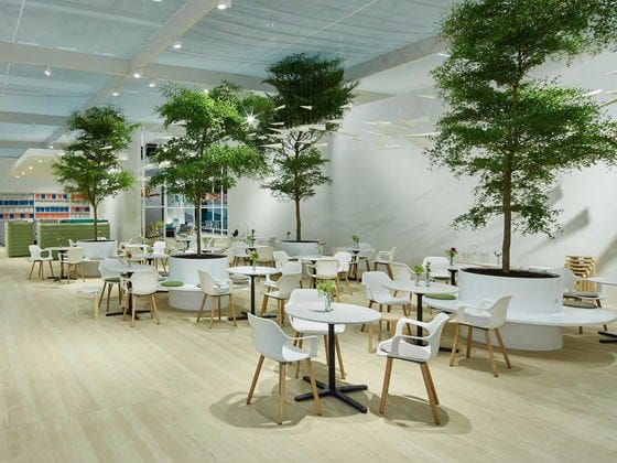 Высокий квадратный стол с меламиновой столешницей VITRA Super Fold Table ARCH-00029813 - Вид №3