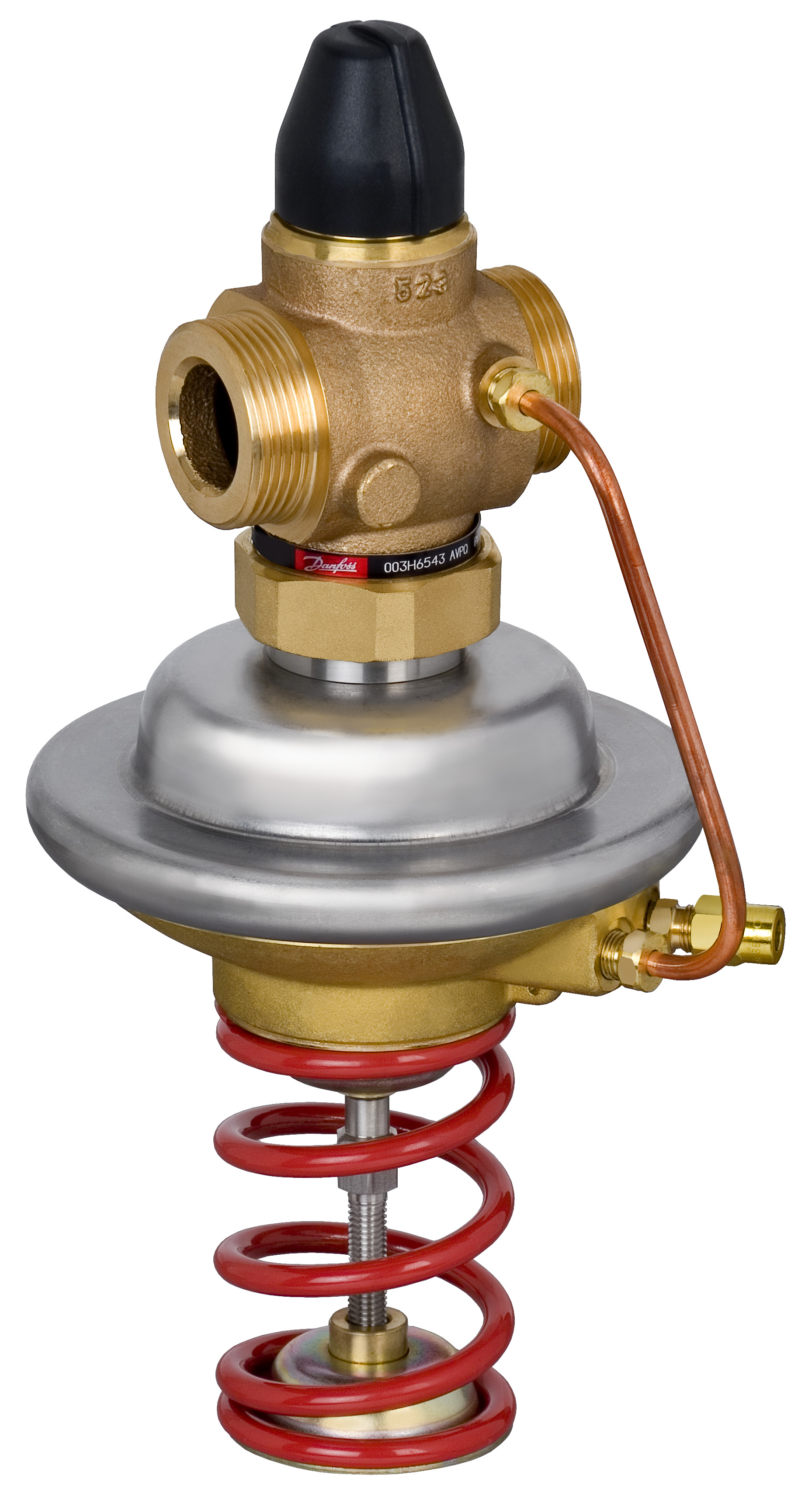 Danfoss Регулятор перепада давления AVPQ для монтажа на обратном трубопроводе РПД AVPQ PN25 40/16 0,3-2/0,2/рез./обр 003H6545  - Вид №14