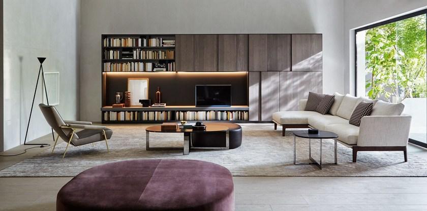 Molteni & C. Пуф из мягкой кожи Domino next sun-id-1480553 - Вид №3