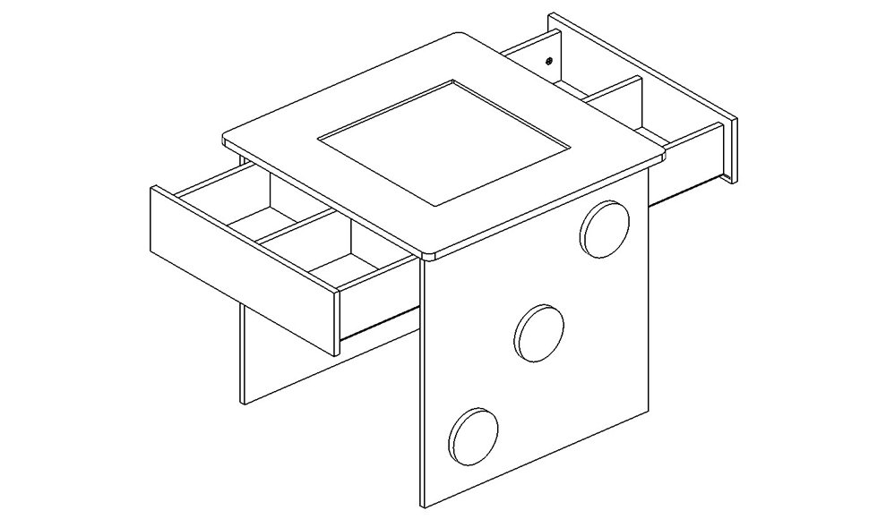 Детский игровой стол с площадкой "Лего" МАНДАРИН ЛЕГОЛЕНД 179557 Белый Santreyd  - Вид №3