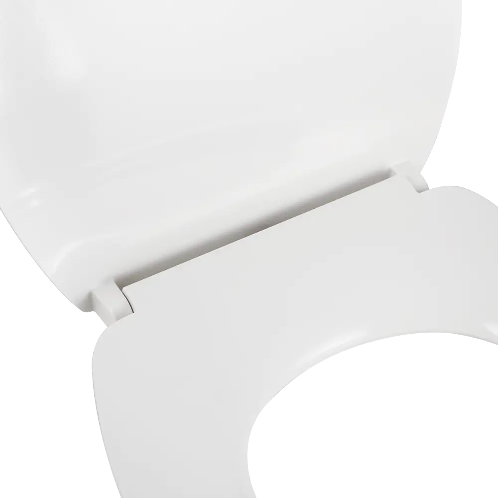 Сиденье для унитаза KONSENSA Силла овал с микролифтом цвет белый STLM-2123723 - Вид №8