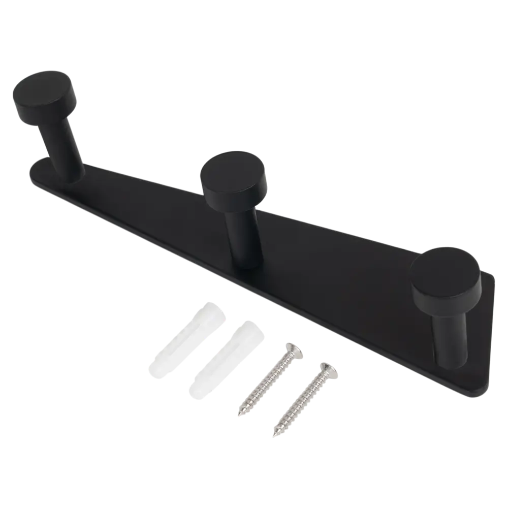 Вешалка Swensa Rapid SWR-9000-10, металл, 3 крючка, цвет черный STLM-2121791 - Вид №2