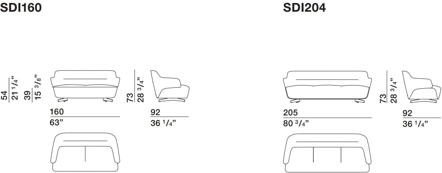 Molteni & C. 3-х местный тканевый диван sun-id-1391879 - Вид №6