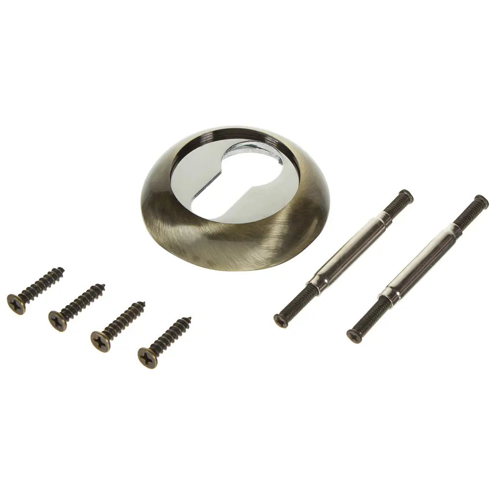 Накладка под фиксатор Palladium City CR ET цвет античная бронза хром 2 шт STLM-2078988 - Вид №1