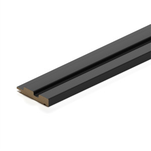 Профиль Финиш МДФ Stella Beats De Luxe Black Lead 2700x77x16 (упак.4шт.)