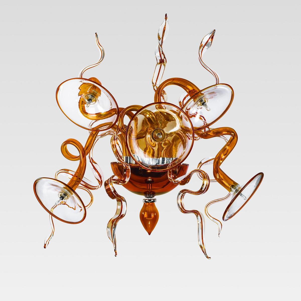 Бра Lightstar Ricciolo 894653 LIGHTSTAR ОРИГИНАЛЬНЫЕ, ФЛОРИСТИКА 079373 Золото;коричневый  - Вид №1