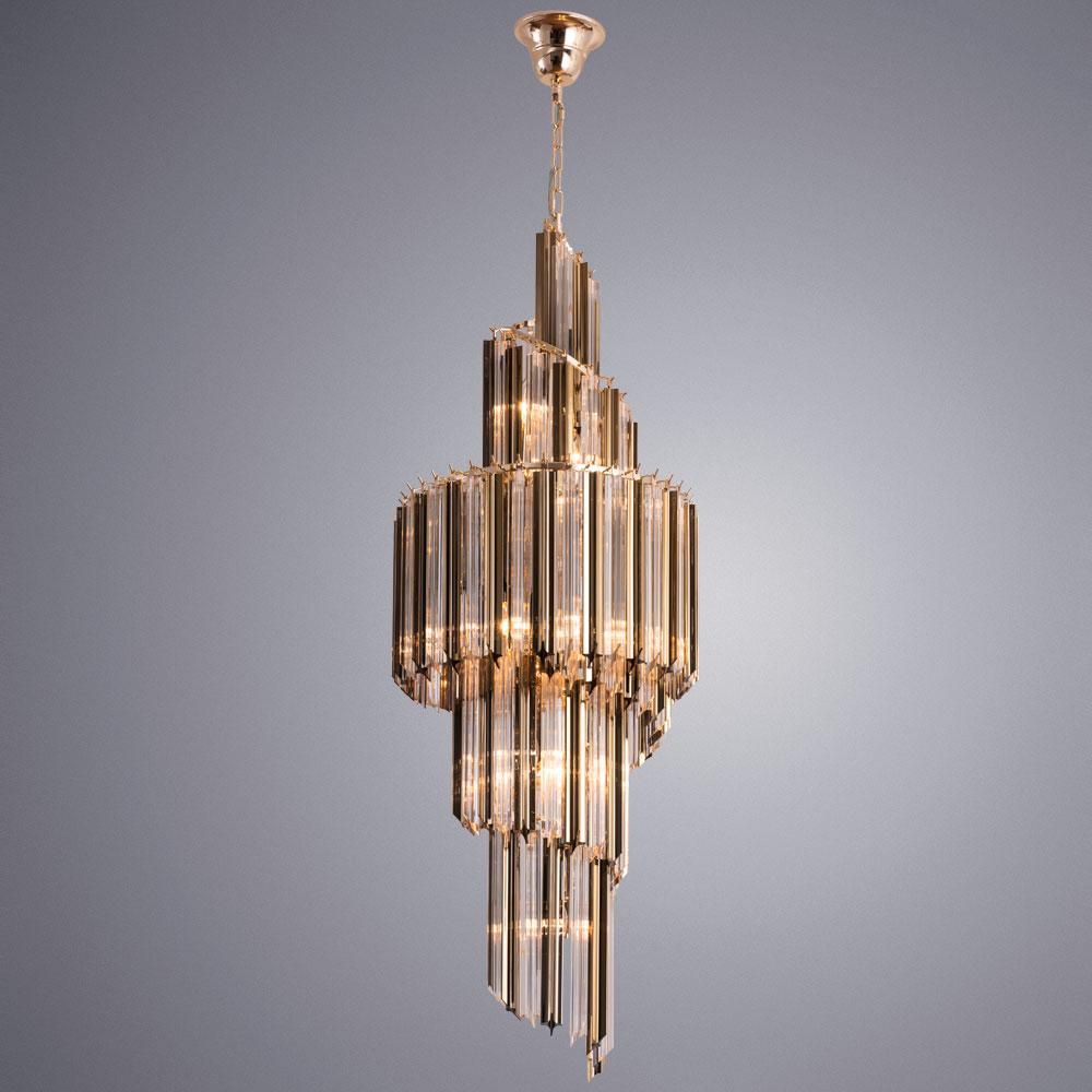 Каскадная люстра Divinare Frizzante 1683/01 LM-11 DIVINARE ДИЗАЙНЕРСКИЕ, FRIZZANTE 328849 Золото  - Вид №3