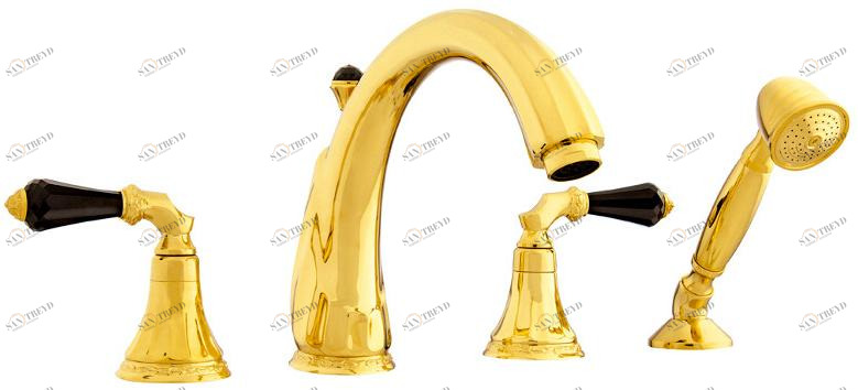 Bronces Mestre Комплект для ванны на 4 отверстия с кристаллами Swarovski® Adriatica sun-id-1371474