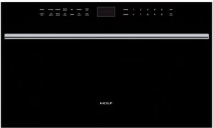 Wolf Многофункциональная встроенная микроволновая печь с электронным управлением Forni a microonde Icbmdd30cm/b/th