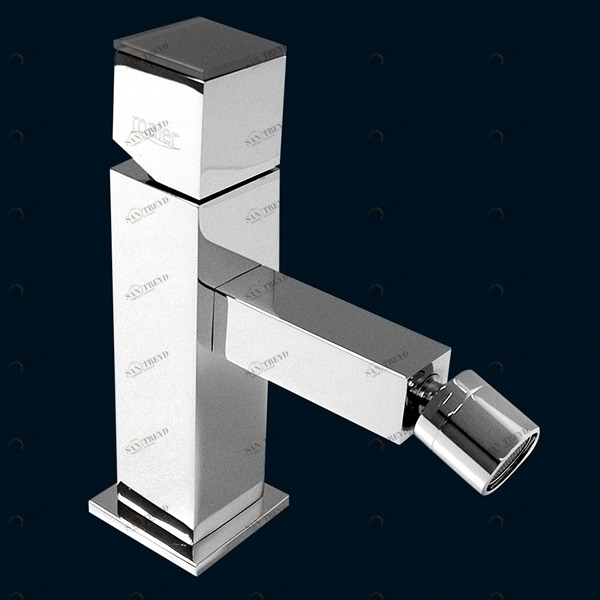 Однорычажный смеситель для биде с клапаном клик-клак 51.011C MAIER KROMATIC KUB 51011C