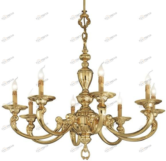 Possoni Illuminazione Люстра из полированной латуни Otello 258/8