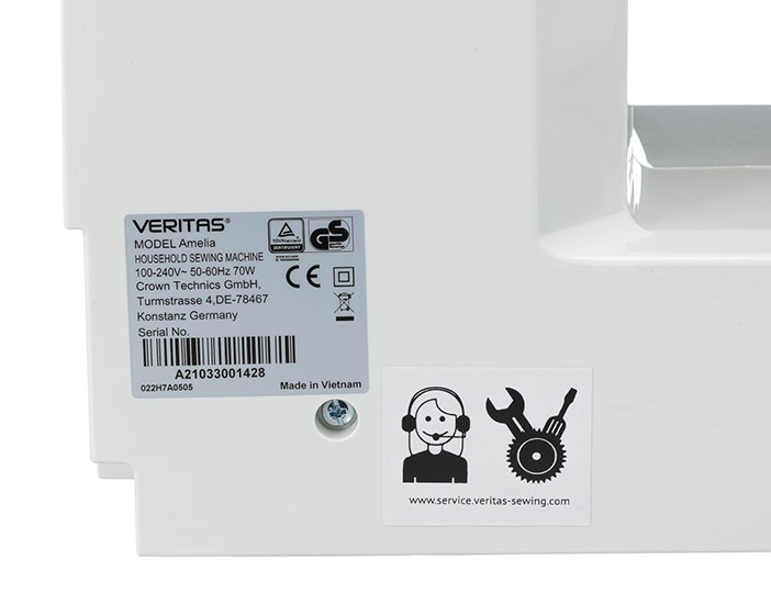 9162366 Швейная машина VERITAS AMELIA STDN-0077238 - Вид №20