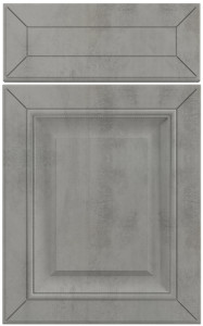 Фасады для кухни Классика Фрезеровка «Сорбонна+» Бетон серый №286