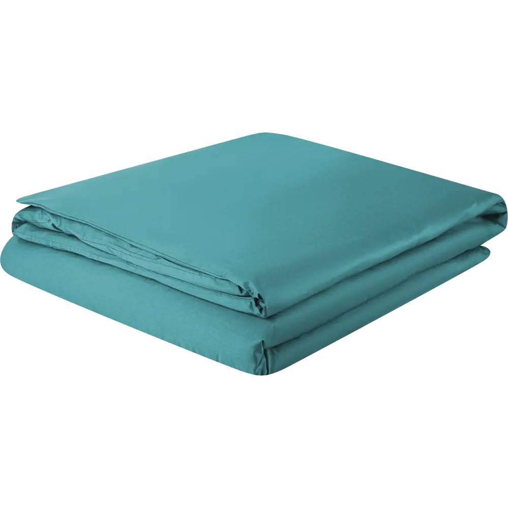 Пододеяльник Inspire 175x215 см сатин цвет сине-зеленый STLM-2033609