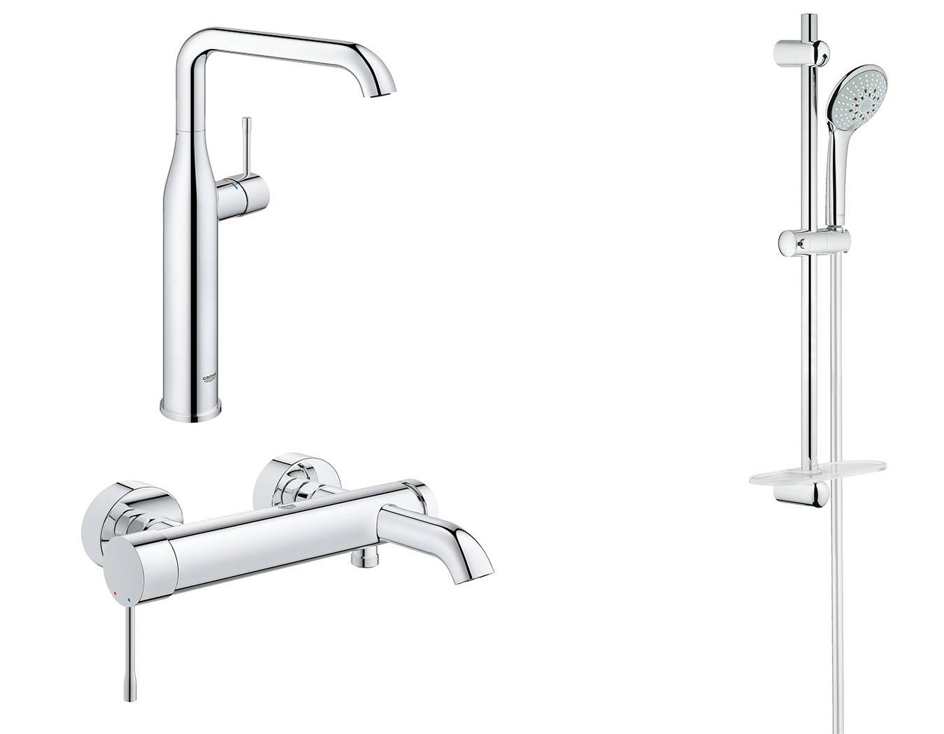 Готовый комплект для ванной комнаты GROHE Essence+ (NB0025)