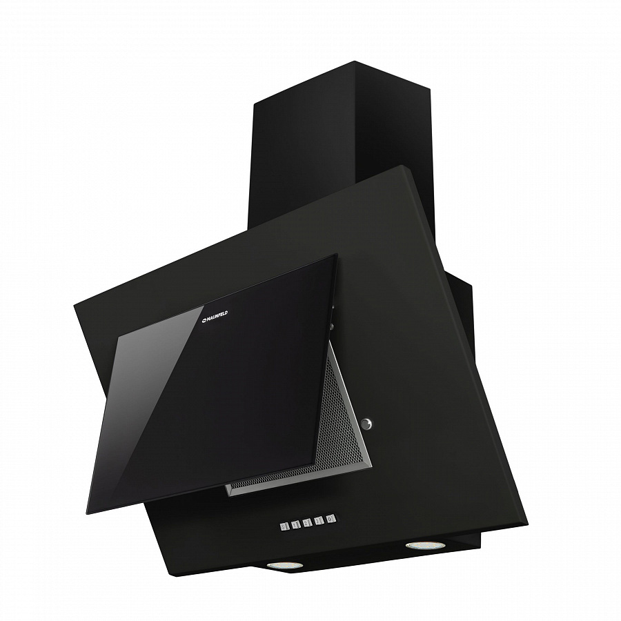 TOWER C 60 BLACK Вытяжка tower c 60 чёрный/черное стекло/ • тип: настенная• цвет: черный• управление: кнопочное• ширина, мм: 600• полная потребляемая мощность, вт: 160• количество скоростей: 3• максимальная производительность, м3/ч: 650• диаметр воздухово Santreyd  - Вид №2