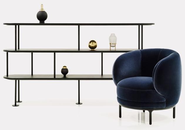 Wittmann Открытая металлическая полка с порошковым покрытием sun-id-1402630 - Вид №1