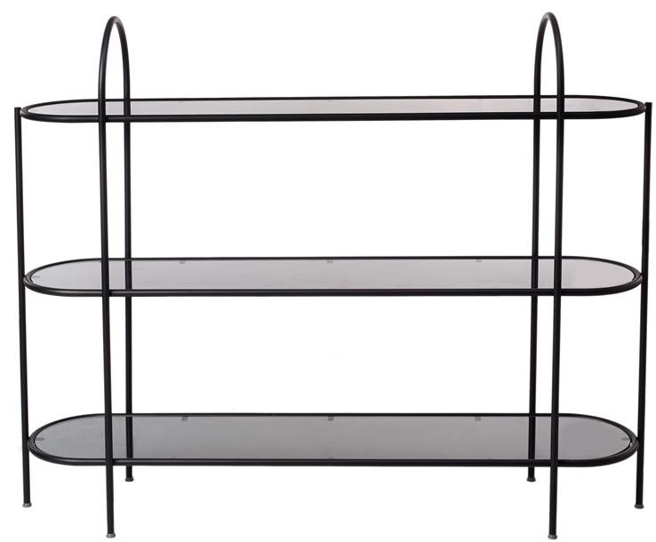 Pols Potten Прямоугольная железная консоль с полками Chiaro 300-040-013 - Вид №1