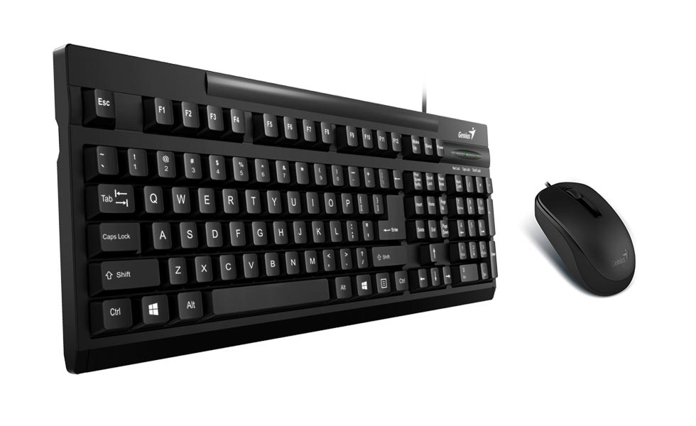 31330209102 Клавиатура + мышь km-125 usb, черный, проводной Genius Santreyd  - Вид №2