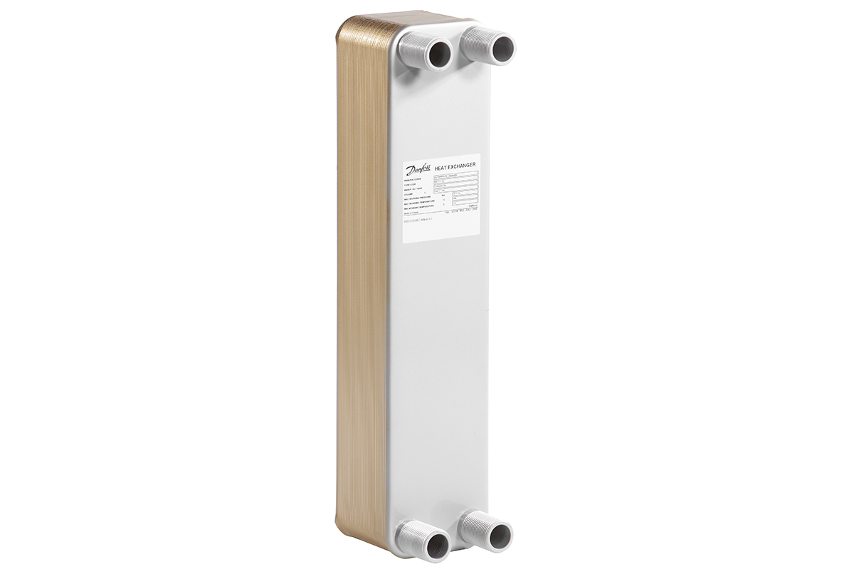 Danfoss Паяный пластинчатый теплообменник серии XB37 XB 37H-1 80 PN25 Паяный ТО 004H7310  - Вид №1