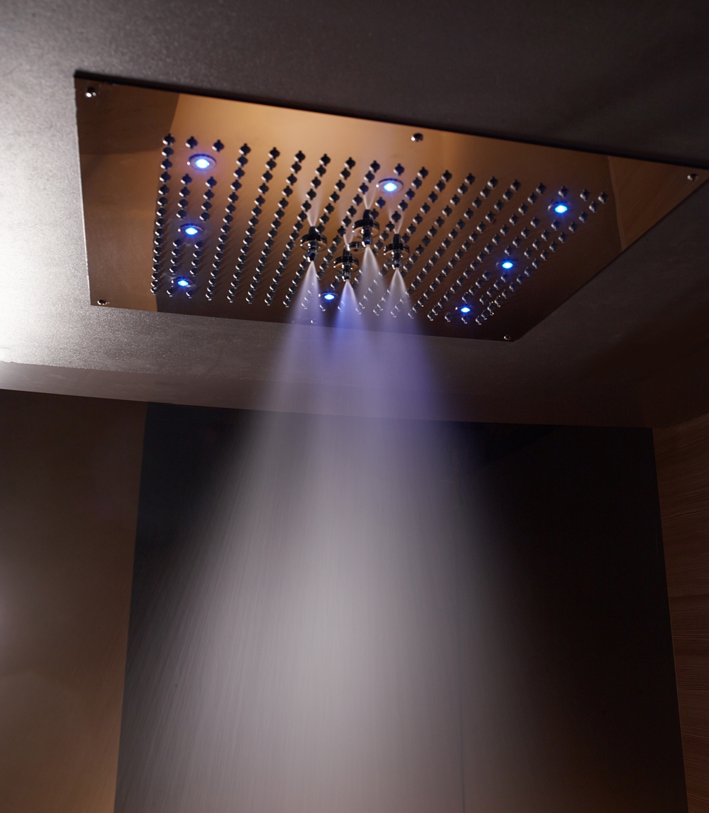 H38661 Потолочный & настенный душ DREAM-NEB - 2 Sprays - RGB CROMOTHERAPY BOSSINI  - Вид №2