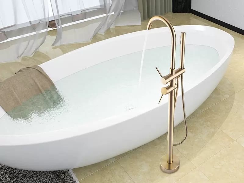 Латунный смеситель для ванны с раздельными розетками Fontana Showers FS1374 ARCH-00102485 - Вид №1