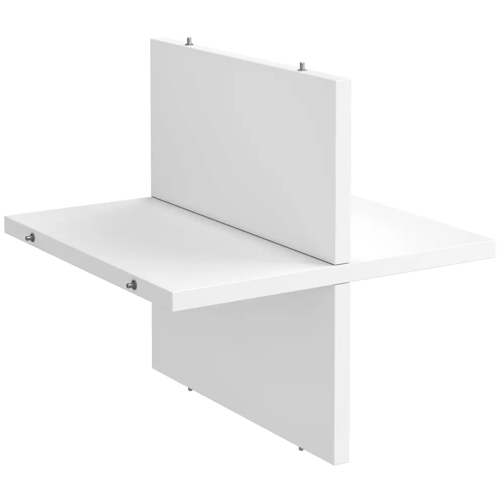 Вставка крестовая SPACEO KUB 380х315 мм, дерево, цвет белый STLM-2017971