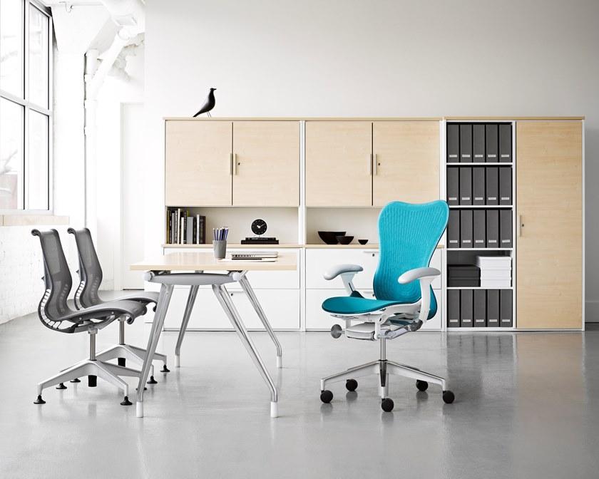 Herman Miller Эргономичное вращающееся офисное кресло из полимера triflex Mirra 2 sun-id-1513131 - Вид №25