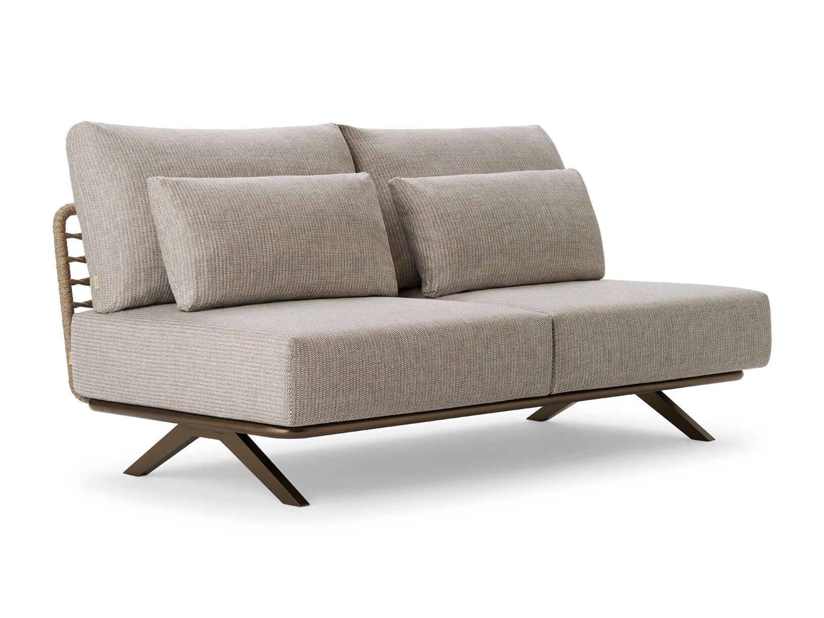 2-местный тканый диван из полиэстера Roberti Armàn ARCH-00125466