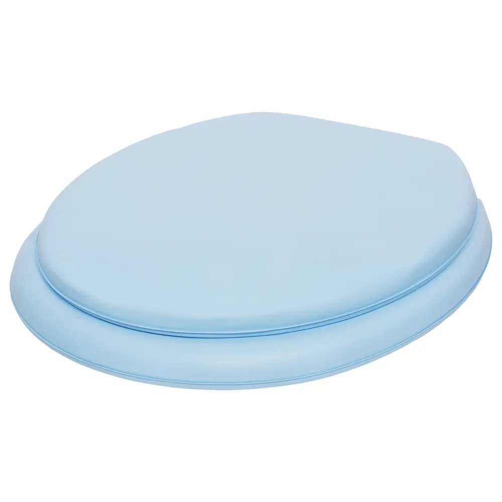 Сиденье для унитаза мягкое, цвет голубый Santreyd Без серии STLM-2186337 - Вид №1