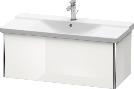 XS408203838 Тумбочка подвесная XSquare #XS4082 1010 x 473 мм Доломитово-серый глянцевый лак Duravit - Вид №2